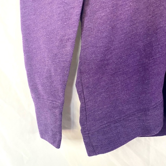 *3 for $12* Gaiam long sleeve crew neck purple sweatshirt - Picture 2 of 8
